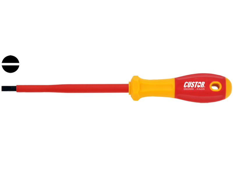 1000V. INSULATED SLOTTED SCREW-DRIVER