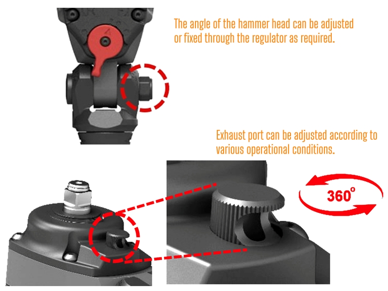 3/4" DR. AIR ANGLE IMPACT WRENCH_900 Nm torque