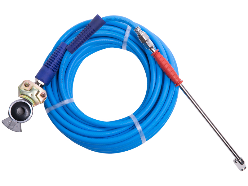 GLADHAND AIR HOSE WITH AIR TYRE INFLATOR SET