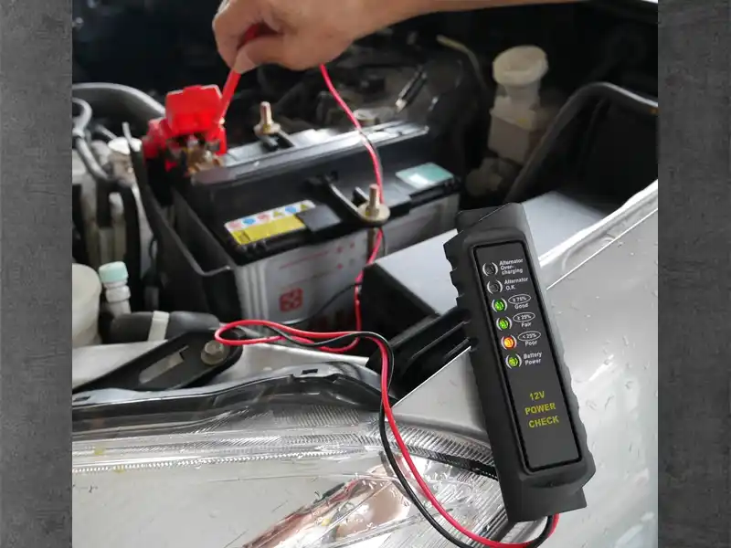 12 V. & 24V. VEHICLE BATTERY TESTER