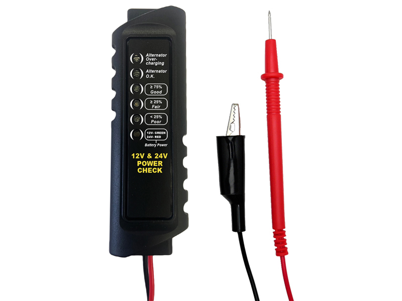 12V & 24V VEHICLE BATTERY TESTER