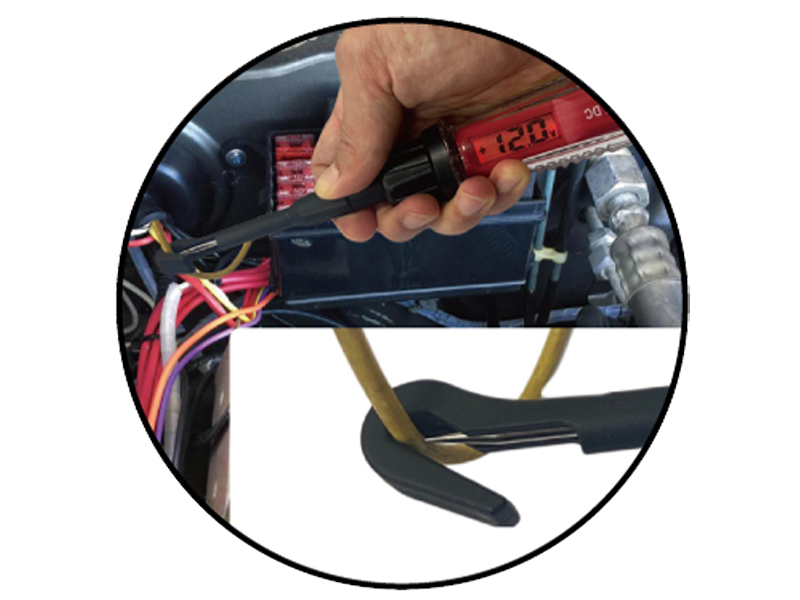 6 - 12 - 24 - 48 VOLT DIGITAL DISPLAY AUTO CIRCUIT TESTER